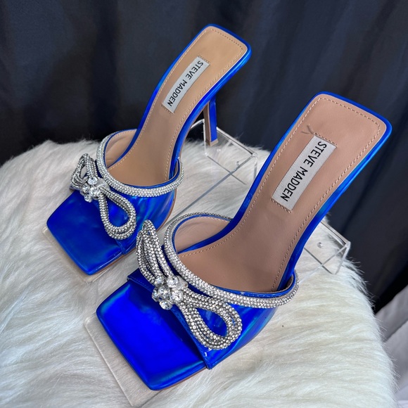 NWOT Steve Madden Embellish Heeled Sandal - Picture 3 of 6